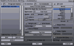 Figure 4:ModePro preferences