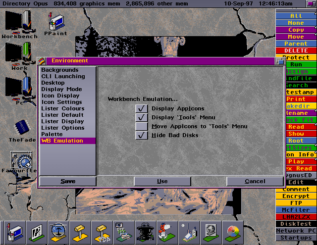 Figure 3:Magellan WB Emulation Settings