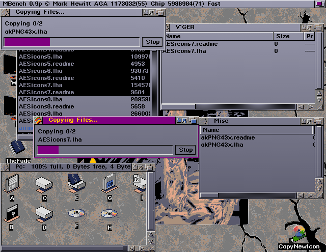 Figure 8:Copy files in multiple windows