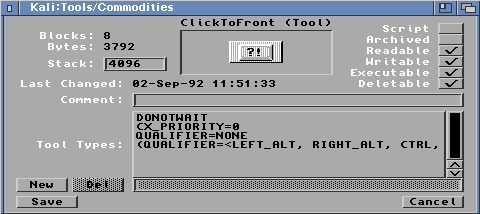 Figure 1:Clicktofront Tooltypes
