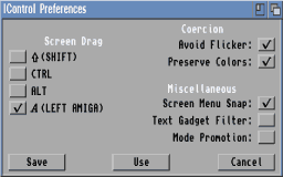 Figure 3:The Icontrol Preferences