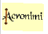 Gli Acronimi di uso comune