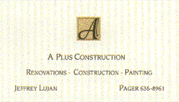 a plus business card new