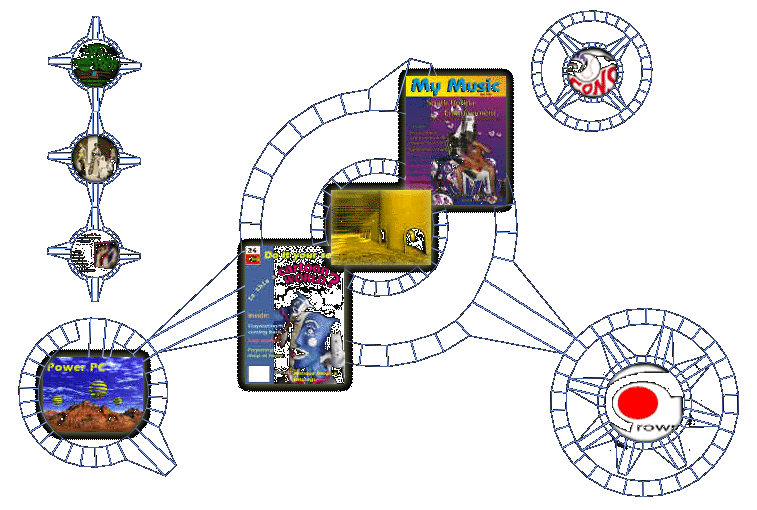 These are a few examples of cover and logo design. Photoshop, Illustrator and PageMaker were used for layout and production.