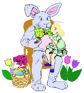 Bunny on Chair