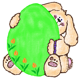 Bunny Holding Egg