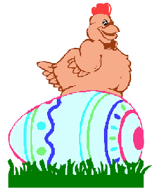 Rooster On Egg
