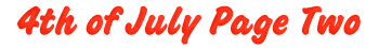 4th of July Page Two Logo