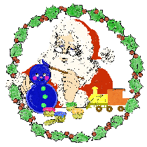 Santa Wreath