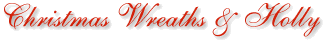 Wreaths & Holly Logo