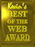 Kevin's Best of the Web Award