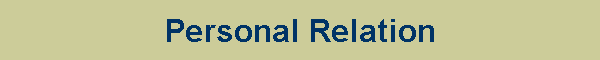 Personal Relation