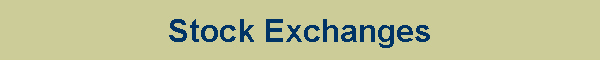 Stock Exchanges