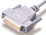 DB25 Male connector.