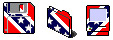 Confederate Flag Icons - By Joshua Carson