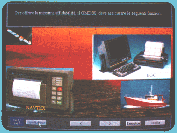 [GMDSS Tutorial screen]