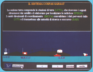 [COSPAS SARSAT System screen]
