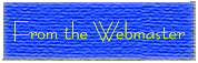 Words from the webmaster
