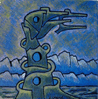 totem - pastel 20x20