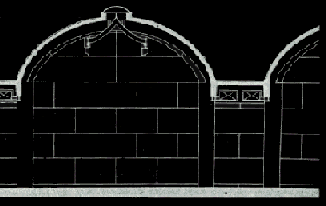 Section of vault