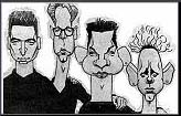 Карикатура, взята из журнала Depeche Mode на русском языке