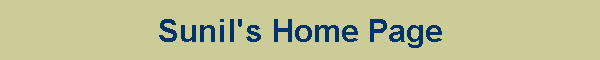 Sunil's Home Page