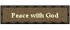 Peace with God
