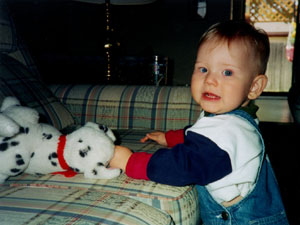 Christopher with Nicole's Fidget