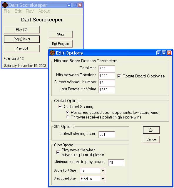 Options Screen