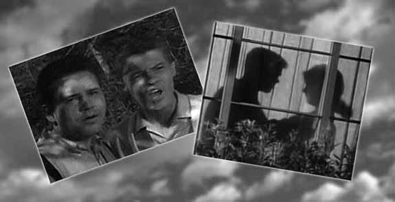 Lumpy and Eddie discuss whose shadows are in that window in the episode Eddie's Sweater