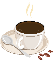 Coffee cup & coffee bean
