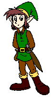 Link looking tiffed.