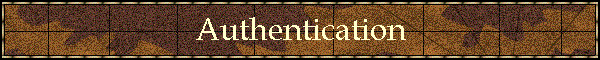 Authentication