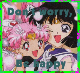 Chibi-Usa & Saturn = Don't worry, be Happy!