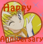 Kiss of Sailor Venus = Happy Anniversary!