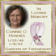 Connie O Memorial Placque