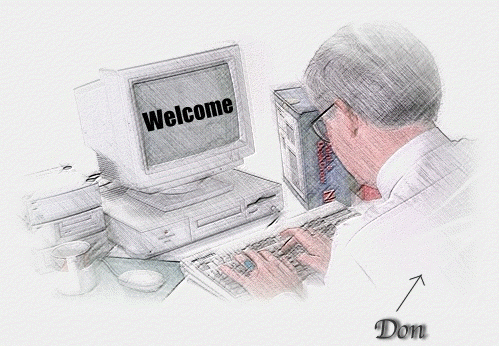 Don at computer