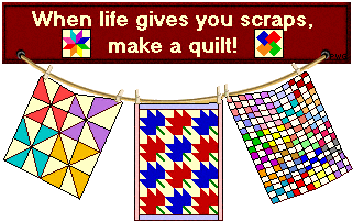 When life gives you scraps, make a quilt!