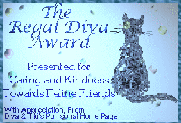Diva and Tiki's Regal Diva Award
