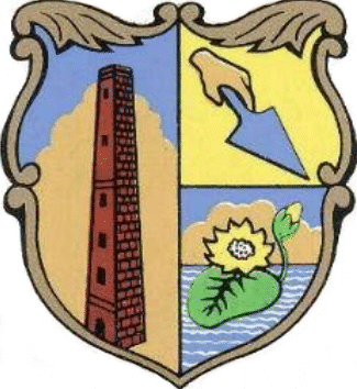 brickworks chimney in the arms of Despatch