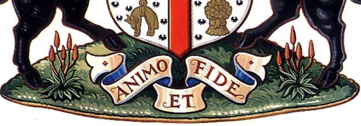 aloes in the compartment of the arms of East London
