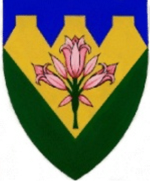 three merlons in the arms of Free State, representing koppies