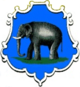 elephant in the 1854 arms of Pietermaritzburg