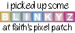 Personalised linkie blinkies on offer