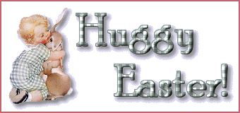 'Huggy Easter' header