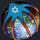 Graphic depicting zionist tentacles wrapped around the Earth