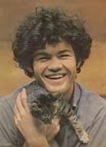 Micky with cat