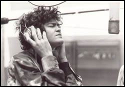 Micky in the studio