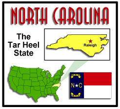 North Carolina -the tar heel state