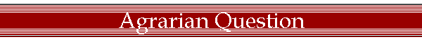 Agrarian Question
